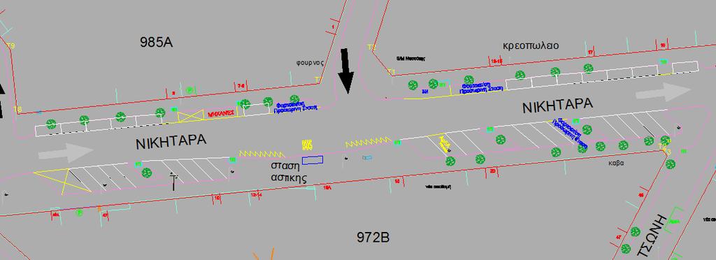 ΟΤ 847 (όπως απεικονίζονται στο σχέδιο) ΝΙΚΗΤΑΡΑ 1/ στο τμήμα από Ογλ έως Λ.