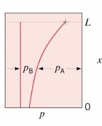 Στη γενική περίπτωση, επειδή η γραμμομοριακή ροή W N είναι σταθερή, ολοκληρώνοντας από 0 μέχρι L (ή από το z 1 μέχρι το z ), λαμβάνουμε την παρακάτω σχέση στην περίπτωση που η επιφάνεια Α δεν είναι