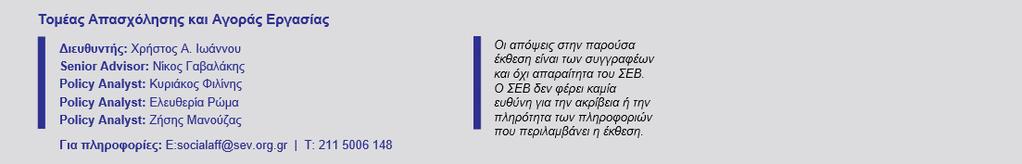 3 Ιουλίου 2019 Οι ελλείψεις σε παιδεία και δεξιότητες εμπόδιο για τον παραγωγικό μετασχηματισμό και την σύγχρονη ανταγωνιστική παραγωγή Η ελληνική οικονομία και κοινωνία θα έπρεπε ήδη να