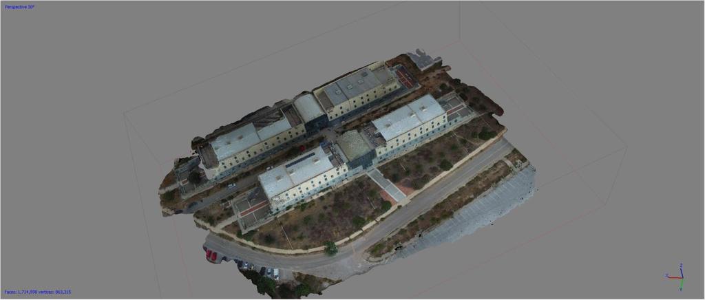 Κεφάλαιο 6: Επεξεργασία αποτελεσμάτων καταγραφής Εμπορικό Τετρακόπτερο Το εμπορικό τετρακόπτερο λόγω της ύπαρξης πάνω σε αυτό gimbal τριών αξόνων καθώς και των ανώτερων τεχνικών χαρακτηριστικών του