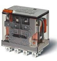 Miniatur-Leistungsrelais Miniatuur vermogensrelais 12 12 A A Insteekbaar miniatuur vermogensrelais Flensmontage als optie leverbaar: Faston 187, (4,8 x 0,5 mm) aansluiting AC of DC spoelen