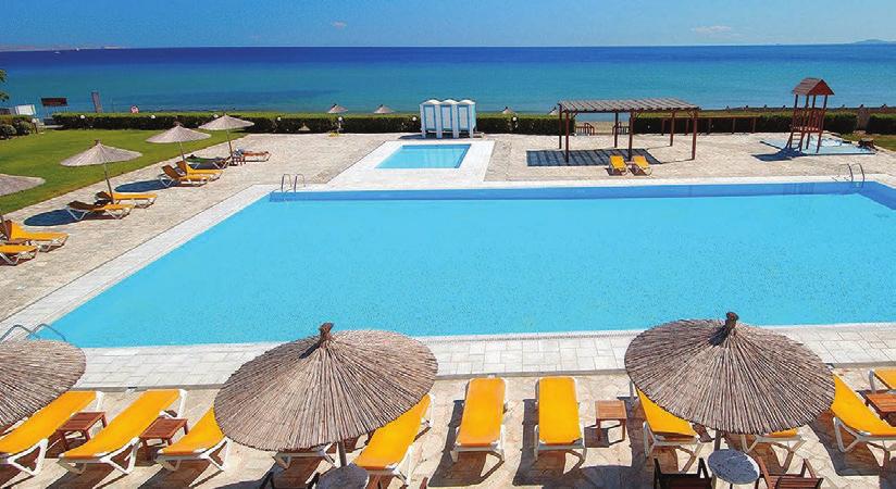 TINOS BEACH HOTEL & BUNGALOWS 4* Family Summer Club KΙΟΝΙΑ, ΤΗΝΟΣ 24 ΗΜΙ ΙΑΤΡΟΦΗ PLUS Ημιδιατροφή καθημερινά σε πλούσιο μπουφέ (πρωί - βράδυ), στο κεντρικό εστιατόριο.