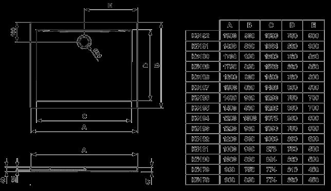 75 ΝΤΟΥΖΙΕΡΕΣ ΑΚΡΥΛΙΚΕΣ ULTRA FLAT Ντουζιέρα Ultra Flat 90X80X4 K517801B 210,00 Ντουζιέρα Ultra Flat 90X75X4