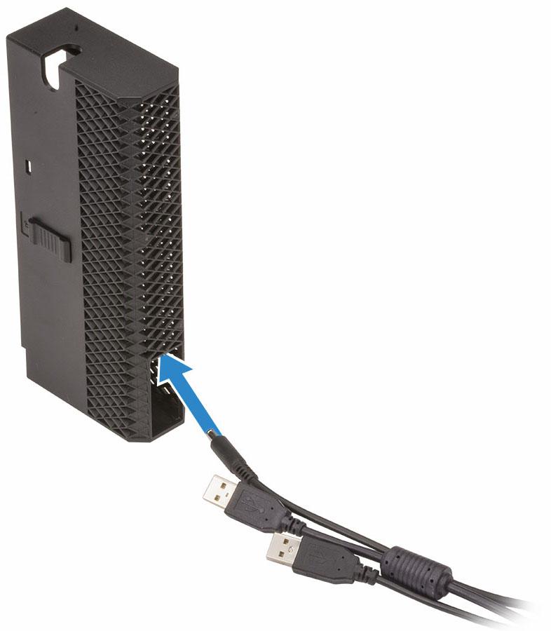 Κάλυμμα καλωδίων για Dell OptiPlex Micro 1 Το κάλυμμα καλωδίων για το σύστημα Dell OptiPlex Micro προστατεύει τις θύρες και τα καλώδια που είναι συνδεδεμένα στο σύστημα.