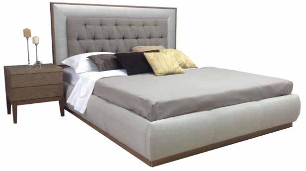 Το κρεβάτι μπορεί να συνδυαστεί με κομοδίνα, συρταριέρες, καθρέπτες και ντουλάπες στα αντίστοιχα 6 χρώματα που υπάρχουν στη διάθεσή σας.