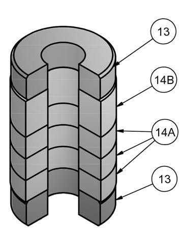 Description Material 6 Spring ASTM A313 S30200 14 Packing Set PTFE (Polytetrafluoroethylene)/ 25% carbon filled PTFE 16 Washer ASTM A240 S31600 20 Spacer J-2000 (filled