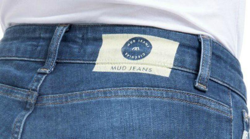 Το παράδειγμα της MUD JEANS Lease a Jeans! Μίσθωση ενός τζιν μέχρι να το βαρεθείτε ή να έχει καταστραφεί. Ανακύκλωση από τη MUD JEANS των κατεστραμμένων.