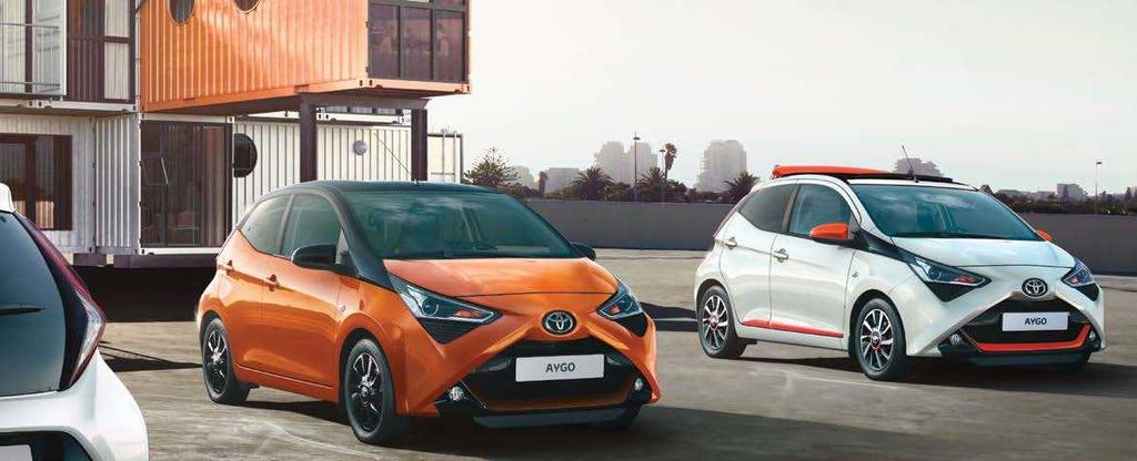 AYGO X-STYLE Η εκπληκτική του εμφάνιση θα σας συναρπάσει και ο αυθεντικός του χαρακτήρας θα τραβήξει όλη την προσοχή πάνω σας. Ακόμα πιο δυναμικό και αέρινο με την αποκλειστική Sunset ηλ.