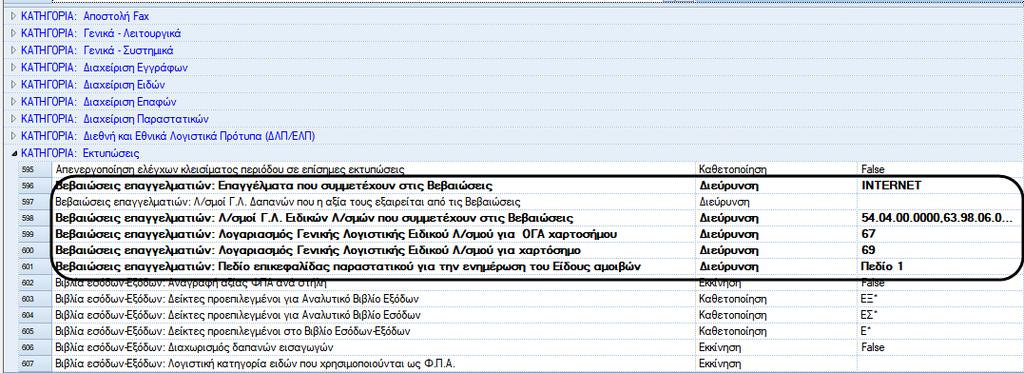 Το αρχείο των κωδικών αμοιβής είναι διαθέσιμο για επεξεργασία από την επιλογή Κωδικοποίηση είδους αμοιβών (μενού: Εργαλεία & ρυθμίσεις/ Παραμετροποίηση/ Ειδικοί λογ/μοι).