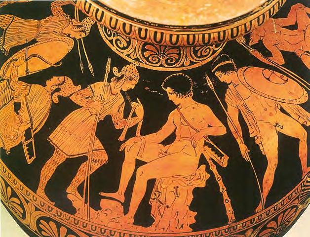 που στέκεται μπροστά του; Τι του δίνει; Τι κάνουν τα υπόλοιπα πρόσωπα της παράστασης; Ποια εκδοχή του μύθου