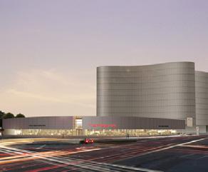 Φωτογραφία: Κέντρο Porsche, Αμβούργο Ένα εντυπωσιακό νέο συγκρότημα ανεγείρεται στο κέντρο της πόλης του Αμβούργου, στο οποίο θα στεγάζεται το Porsche Center Hamburg Alstergate που σύντομα θα ανοίξει