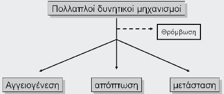 Καρκίνος και θρόμβωση 73 Γιατί οι καρκινοπαθείς με θρόμβωση έχουν χαμηλότερη ολική επιβίωση; Ποιος ο ρόλος των αντιπηκτικών και ιδιαιτέρως της ηπαρίνης στη διαδικασία της μετάστασης και στην ολική