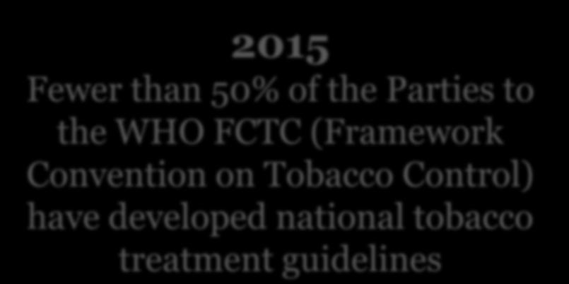 (Framework Health Report was chosen updated guidelines as one of the 10 most important in the Interventions Convention US, Europe and for Tobacco