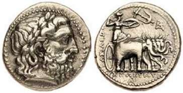 Νομίσματα που εμφανίζονται στις περιοχές με ισχυρή νομισματική παράδοση, όπως η βόρεια Συρία και η Κιλικία, καθώς και οι πόλεις της Μικράς Ασίας που προσαρτήθηκαν αργότερα, δεν φαίνεται να διεισδύουν