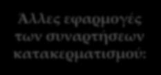 μιας συνάρτησης κατακερματισμού εξαρτάται αποκλειστικά από το μήκος του κωδικού κατακερματισμού που παράγει ο