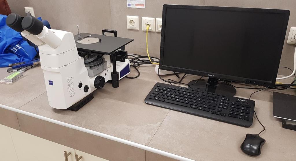 73 5.5 Οπτική Μικροσκοπία Τέλος, για την ανάλυση αστοχίας πραγματοποιήθηκε δοκιμή οπτικής μικροσκοπίας στο εργαστήριο Π.Ε.Τ.ΥΛ. του ΑΕΙ ΠΕΙΡΑΙΑ Τ.T.