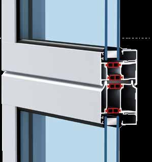 Πλαϊνές πόρτες ομοιόμορφης εμφάνισης με πραγματικό κρύσταλλο θα βρείτε στη σελίδα 52 ALR F67 Thermo Glazing Το μοντέλο ALR 67 Thermo Glazing ενδείκνυται ιδιαίτερα για θερμαινόμενα εκθεσιακά σαλόνια.