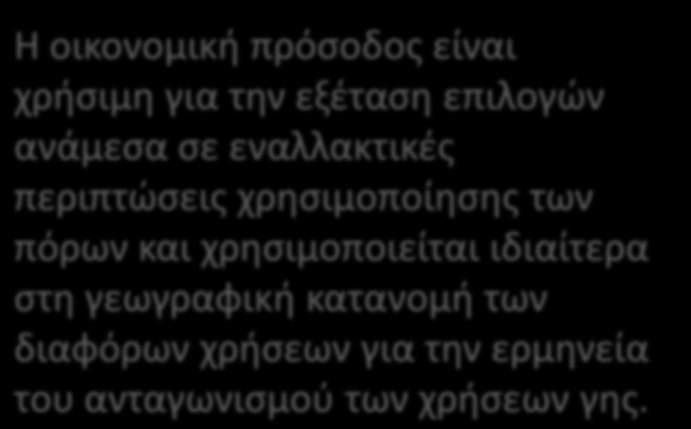 εναλλακτικές περιπτώσεις χρησιμοποίησης των πόρων και χρησιμοποιείται