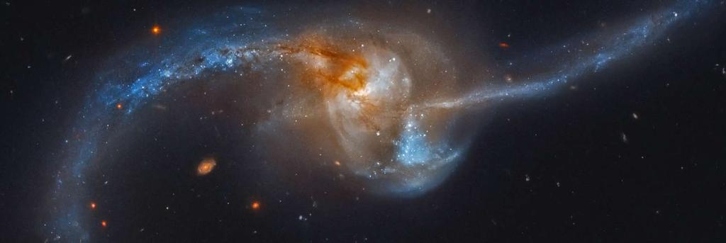 ρους γαλαξιών υπερίσχυε της κοσμικής διαστολής, οι γαλαξίες συγχωνεύονταν σε όλο και μεγαλύτερους και σχημάτιζαν γαλαξιακά σμήνη.