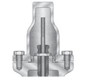 The ability to lift the valve immediately and flush the obstruction may prevent damage and eliminate the possible shutdown of the unit.