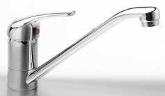 pressione EN_ Low pressure, one-hole sink mixer FR_ Mitigeur evier basse