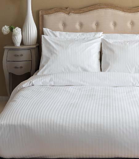 132 White comfort collection 133 WHITE STRIPES 240TC,100% βαμβακοσατέν Σεντόνι 170x270 τμχ 18,50 Σεντόνι 240x270 τμχ 26,50 Σεντόνι 280x300