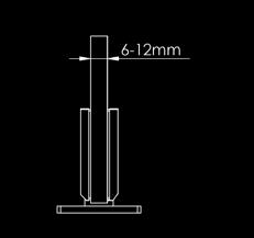 12mm Μέγιστη γωνία ανοίγματος ±90 o Θέσεις stop 0 0 / +90 0 /90 0 Μερική