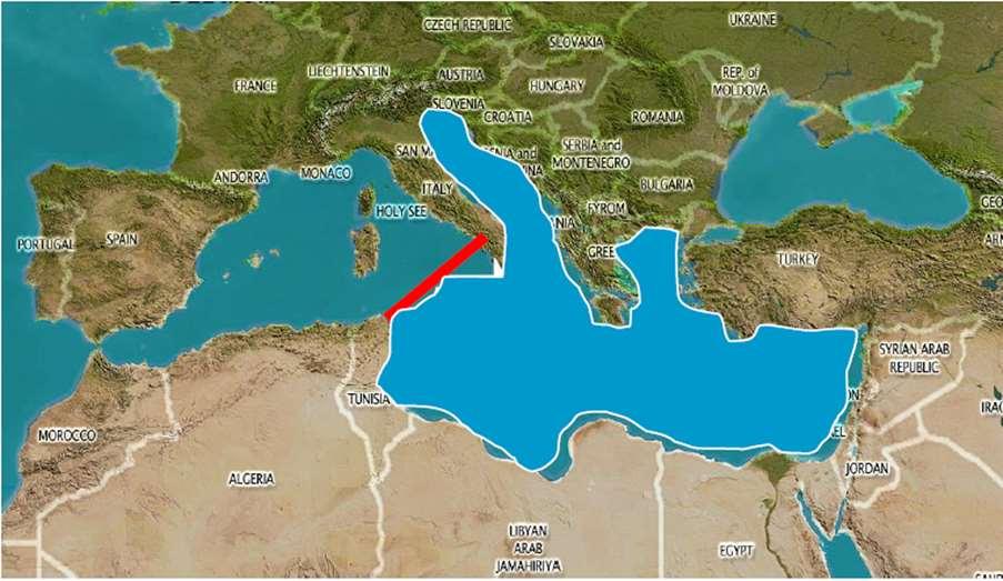 της Μεσογείου) ΧΑΡΤΗΣ 14: Ανατολική Μεσόγειος (Chockpoints)