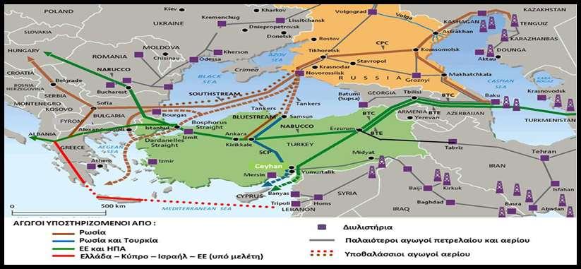 - 77 - Γ6 Πίνακας 3: Εξάρτηση ορισμένων ευρωπαϊκών χωρών από το Ρωσικό Φυσικό Αέριο Πηγή: Υπολογισμοί της Gazprom, Έκθεση 2011, Μόσχα, BP Energy