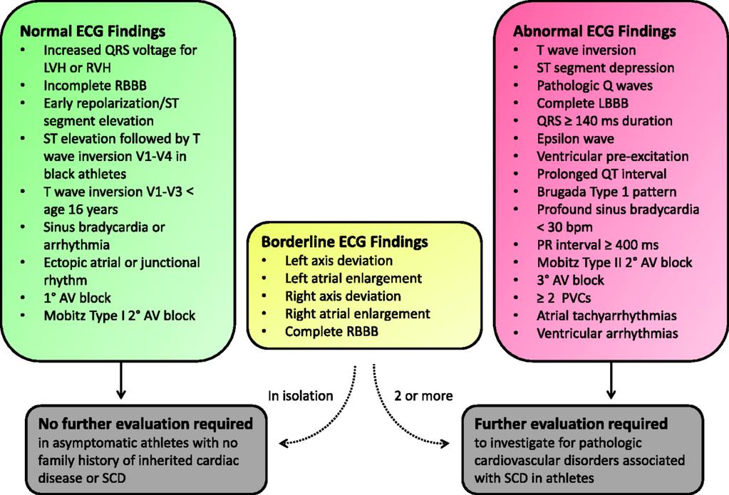 From: International recommendations for electrocardiographic interpretation in athletes Eur Heart J. Published online February 20, 2017. doi:10.1093/eurheartj/ehw631 Eur Heart J The Author 2017.