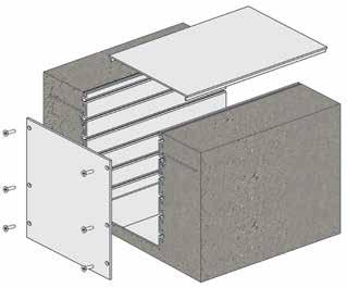 (Included in the supporting base) DIN 916 Μ8x25 Ροπή σύσφιξης 5Ν.m Allen No.6 (Περιέχεται στην βάση στήριξης) Tightening torque 5 Nm Allen No.