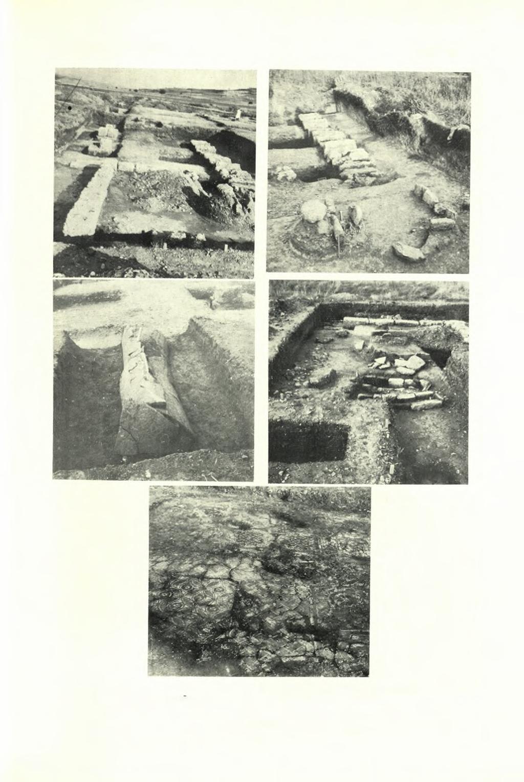 ΧΡΟΝΙΚΑ Α.Δ. 20(1965) ΠΙΝΑΞ 239 Αρχαία Ί-Ιλις. Νοτία Στοά: α. "Αποψις άπό Δ., β.