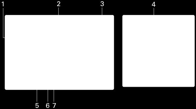 Περιστρέψτε το εργαλείο Επιλέξτε το εργαλείο περιστροφής (1) για να εμφανίσετε έναν πίνακα εργαλείων και τρεις δακτυλίους γύρω από το αντικείμενο, έναν για κάθε άξονα.