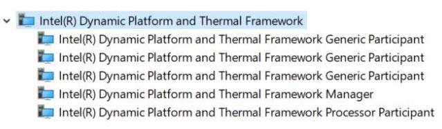 Intel Dynamic Platform and Thermal Framework έχει ήδη