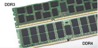 DDR4 Η μνήμη DDR4 (Double Data Rate 4ης γενιάς) είναι ο διάδοχος υψηλότερης ταχύτητας των τεχνολογιών DDR2 και DDR3 και επιτρέπει χωρητικότητα έως 512 GB, συγκριτικά με τη μέγιστη χωρητικότητα 128 GB