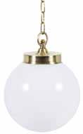 132609 132610 37 cm WALL LIGHT 4948-25 WITH WHITE GLOBE 25 ΜΠΡΟΝΖΕ / BRASS ΧΑΛΚΟΣ/ COPPER WITH WHITE GLOBE :