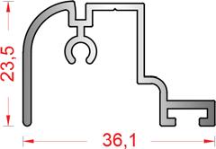 ΚΑΣΑΣ ΜΕ ΚΑΣΑΣ FRAME COUPLING PROFILE 99