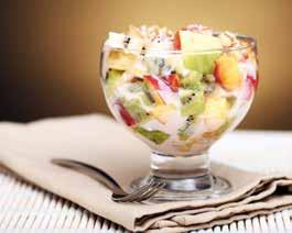 fruits, yoghurt with honey and fruit juice 7.50 8.