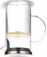 borosilicate, 1 lt - δύσθραυστη με ανοξείδωτο