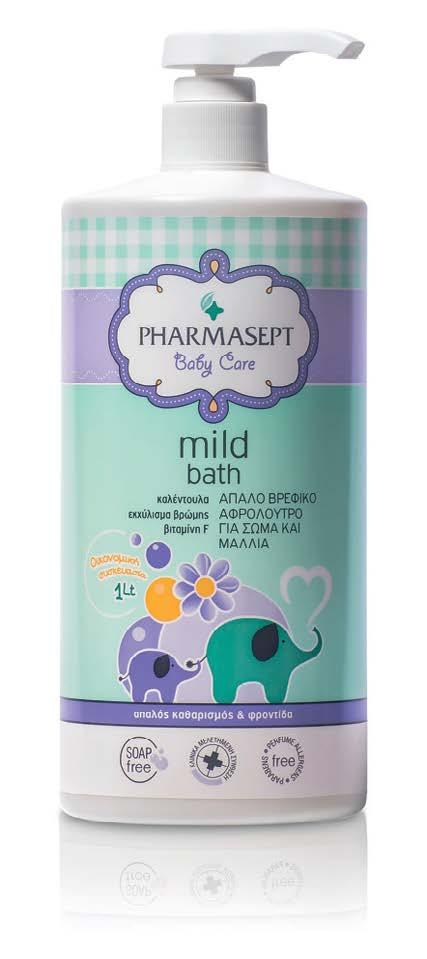 Baby Extra Sensitive Bath 250ml Εξαιρετικά απαλό υποαλλεργικό αφρόλουτρο για σώμα & μαλλιά, για χρήση από την 1η ημέρα Απαλλαγμένο από συντηρητικά, αλλεργιογόνα, parabens, σαπούνι, αλκάλια, χρωστικές