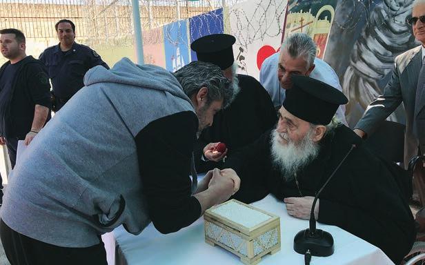 Ὁ π. Γερβάσιος μέ τόν πασχαλιάτικο θεῖο λόγο
