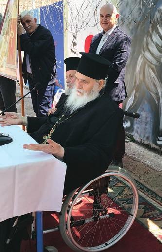 Καί γρήγορα ἐλεύθερος», εὔχεται ὁ πολιός λευίτης