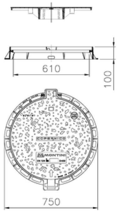 D400 60kg COPERNICO ΥΛΙΚΟ GGG-50