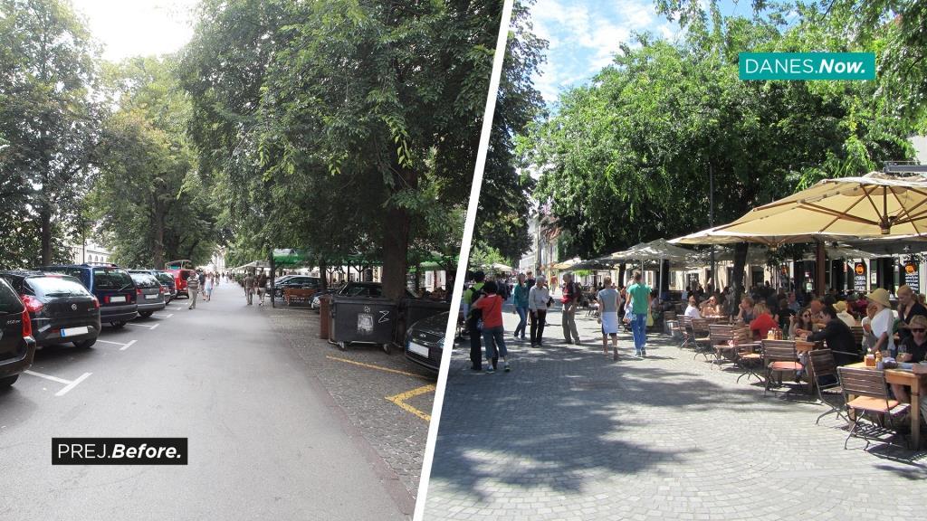 Λιουμπλιάνα - Μεταμορφώνοντας το κέντρο της πόλης Πριν και μετά