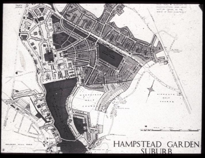 Ιασά ατσόν σον σπόπο σο Hampstead ςαν κηποπποάςσιο είφε άμεςη εγγύσησα με σην πόλη.