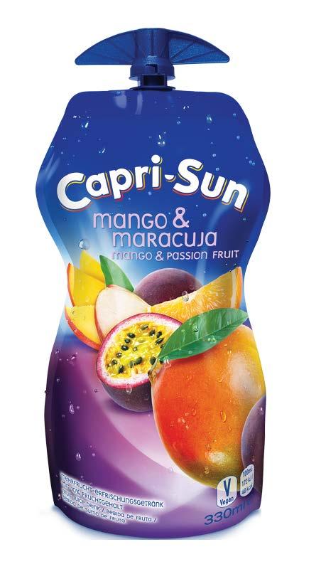 Capri-Sun 330ml Cherry & Pomegranate: Το κεράσι συνάντησε το ρόδι! Δύο διαφορετικά είδη φρούτων µε εκρηκτική γεύση!