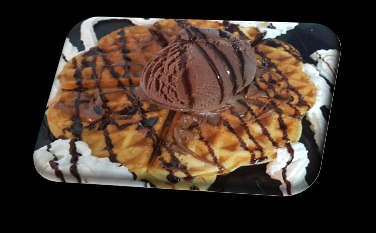 Βάφλα πραλίνα σοκολάτα Waffle chocolate praline