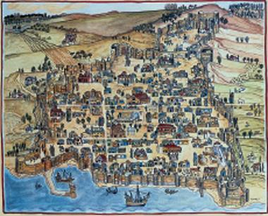 32. Η Θεσσαλονίκη γνωρίζει μεγάλη ακμή Η Θεσσαλονίκη, από τα πρώτα βυζαντινά χρόνια, είναι η δεύτερη σημαντική πόλη της