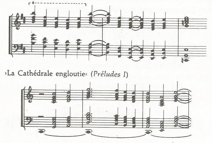 Nocturnes Γ) Ατονική μείξη : «General Lavine»(Preludes 2) Στο κομμάτι αυτό ο Debussy εναλλάσσει