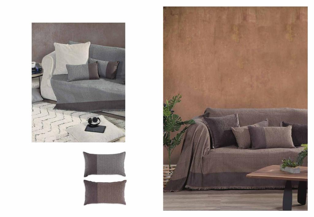 Beige Grey Your Choise of Classic Cardiff 42% Acrylic - 36% Βαμβάκι - 22% Polyester Grey Ριχτάρι πολυθρόνας,